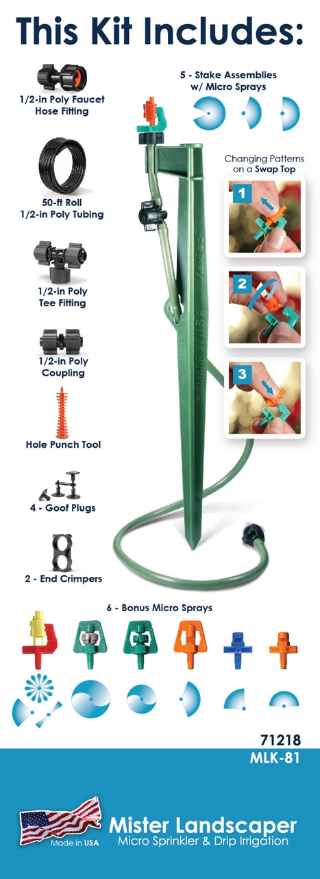 Micro spray kit 50-ft
