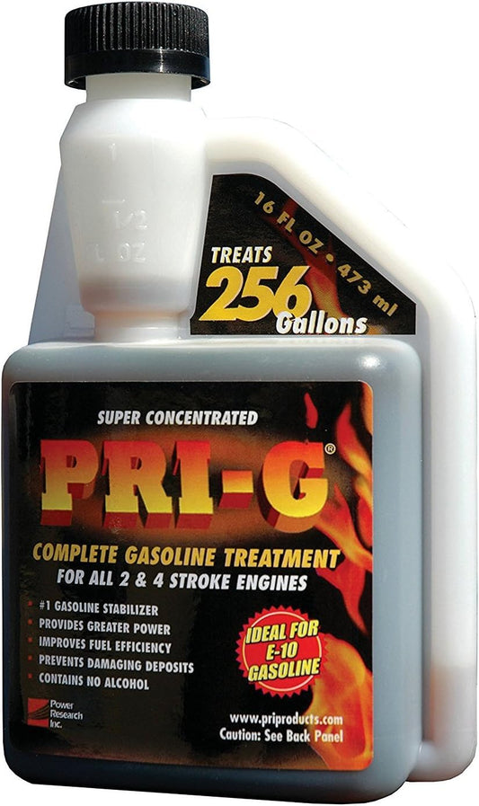 PRI-16-G -G Fuel Stabilizer - Lubricity - Stability gasoline Treatment 16Oz