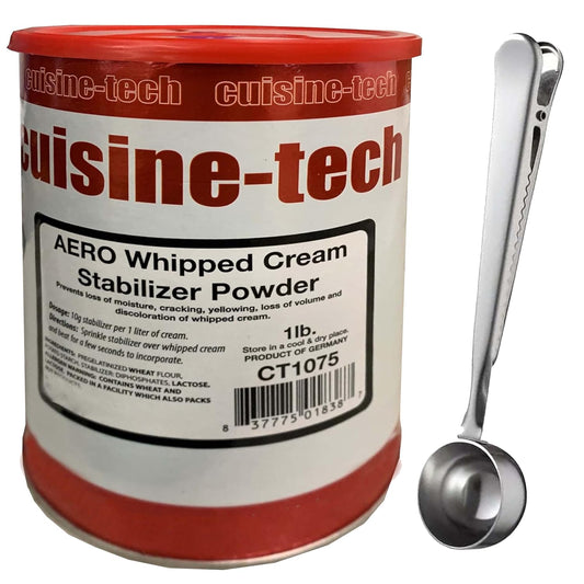 Aero Whipped Cream Stabilizer Powder (1 lb) with Spoon