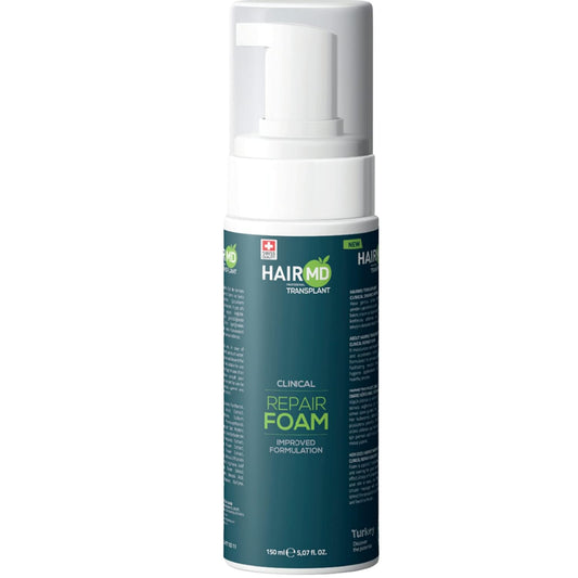 Transplant Clinical Foam - 150ml Men's Hair Growth Formula - Nourishes and Repairs Post-Transplant Scalp - Gentle Cleansing for Sensitive Skin