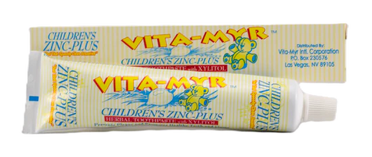 Vita-Myr Children's Orange Flavored Toothpaste - for Happy Smiles