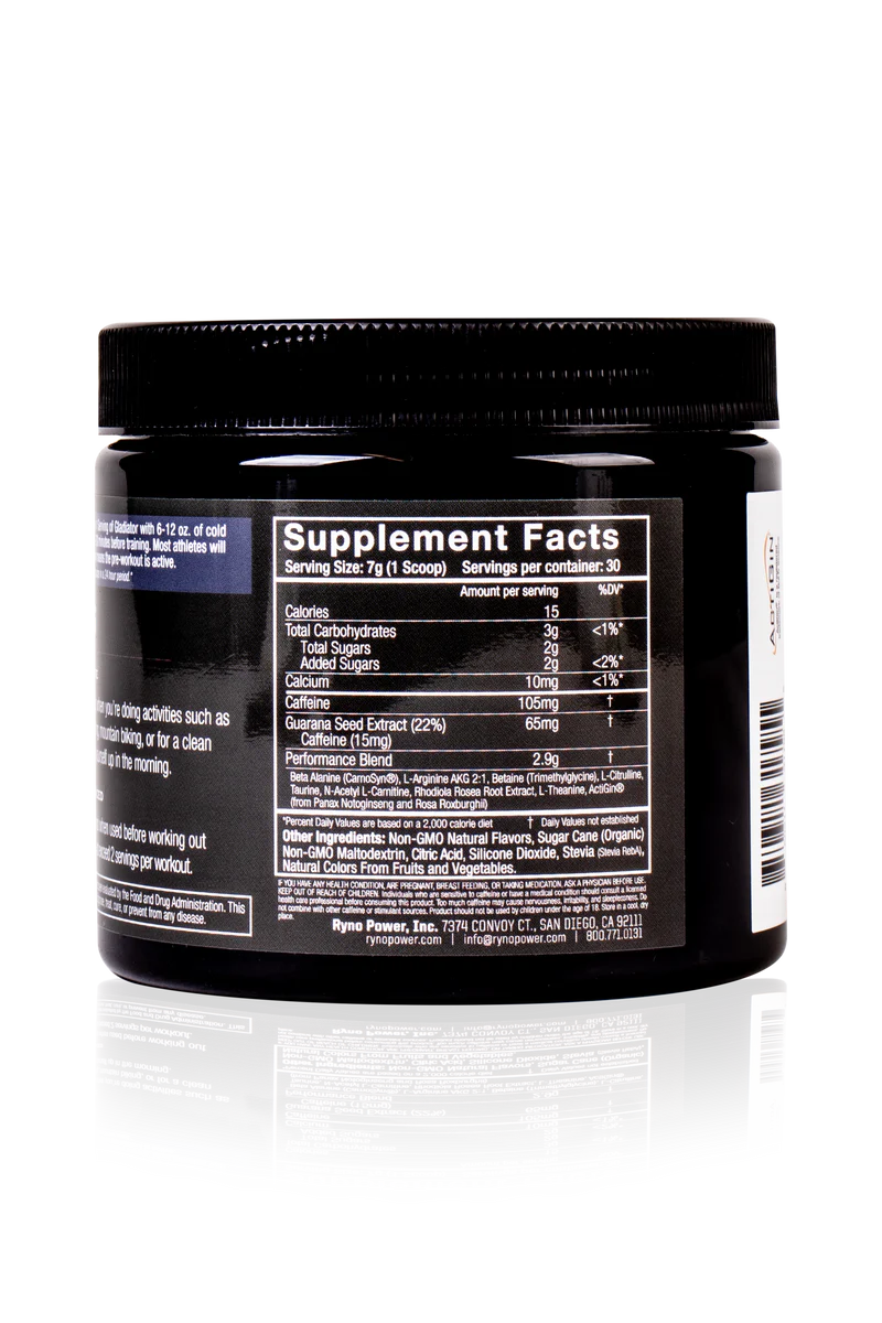 GLADIATOR Pre-Workout Drink Mix