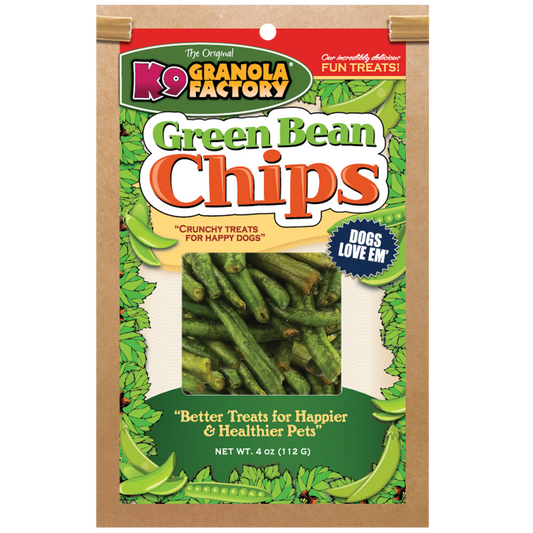 Chip Collection, Green Bean Chips Dog Treats, 4oz