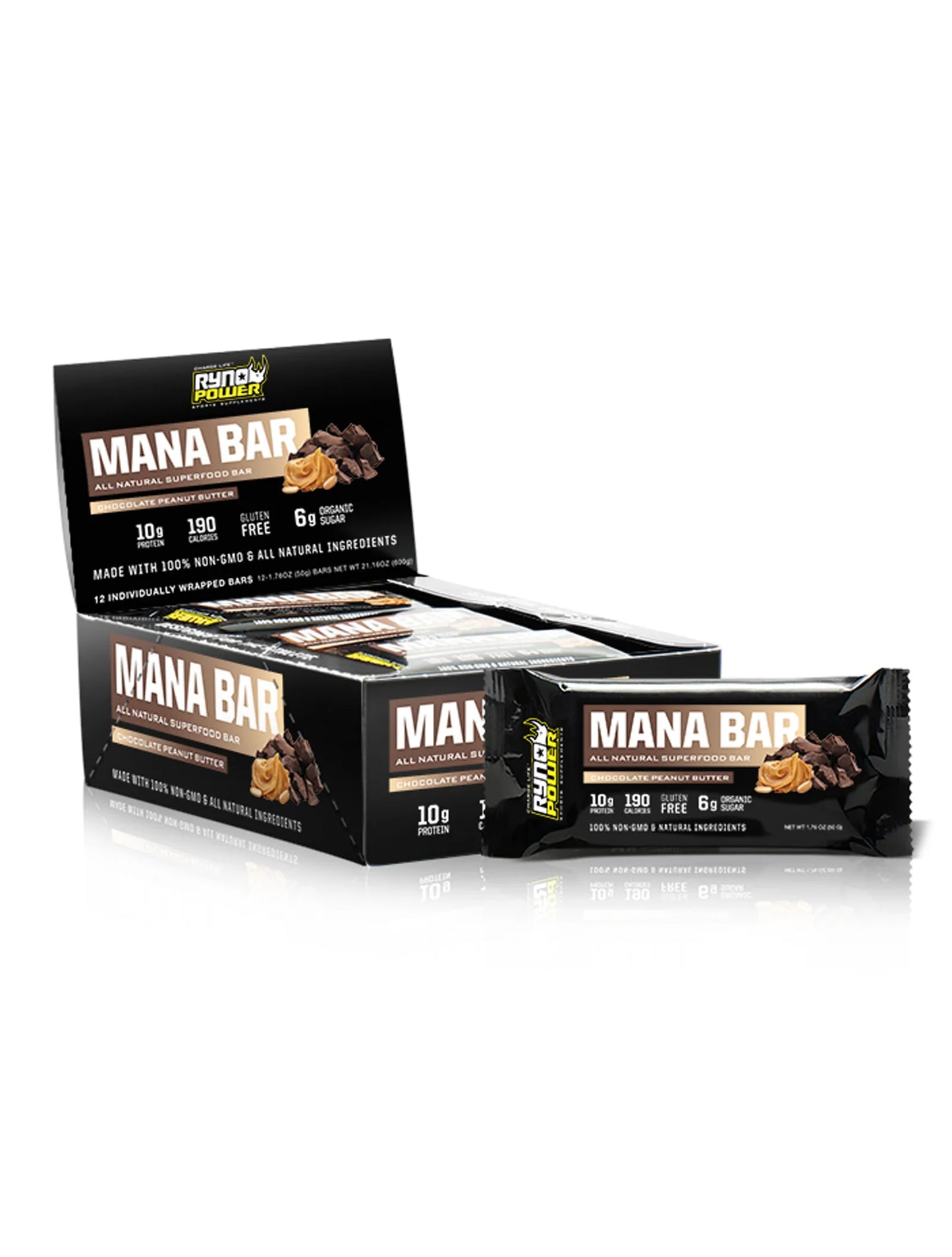 MANA Protein Bar Chocolate Peanut Butter