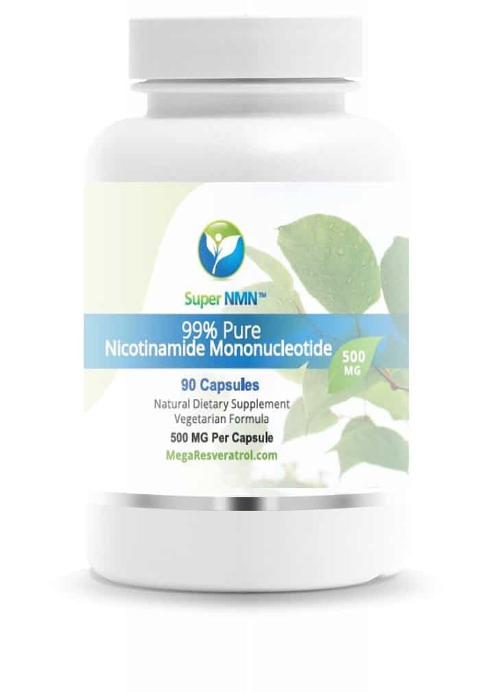Super NMN, 99.8% Pure Nicotinamide Mononucleotide Capsules- 500 MG, On Sale!
