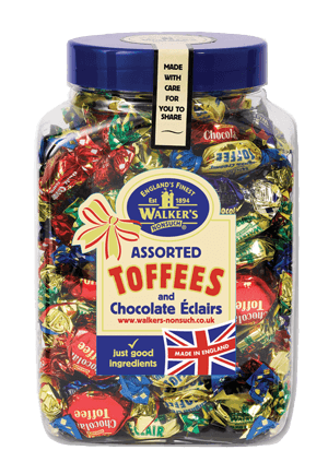 Assorted Toffees & Eclairs Jar (1.25kg)