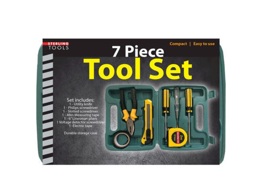 7 Piece Tool Set in Box ( Case of 2 )