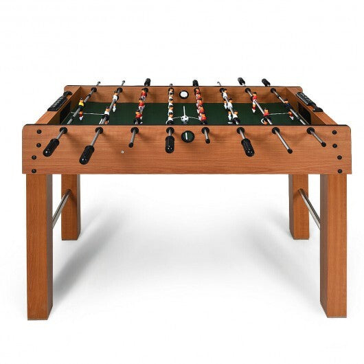 48 Inch Foosball Table Indoor Soccer Game - Color: Brown